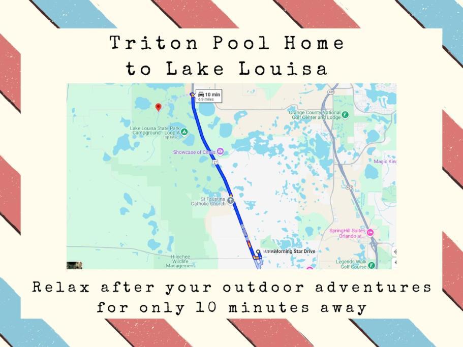 Triton Vacation Pool Home Near Disney Orlando Buitenkant foto